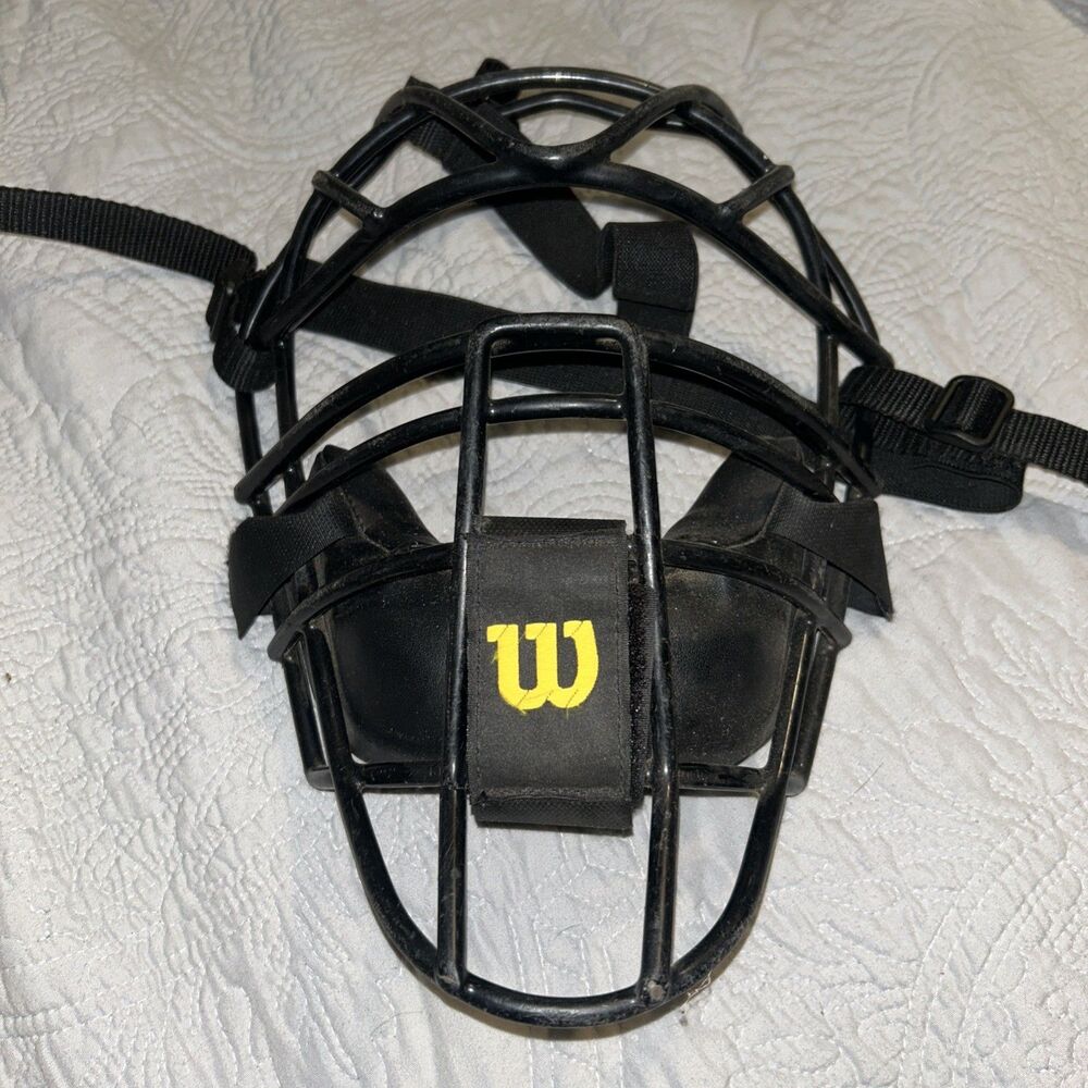 Vintage EZ Gear Wilson black baseball catcher's mask